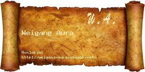 Weigang Aura névjegykártya